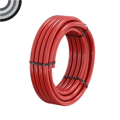 Couronne tube Multiskin 4 isolé 6 mm rouge MSISO6R B132002001 16x2 - 100 m
