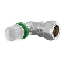 Lot de 2 coudes à sertir à compression 7090JW1615 16x2 - Cu15 