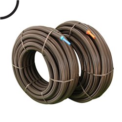Lot de 3 couronnes tube PER Betapex gainé isolé rouge 9009R B642007001 25x2,3 50 m