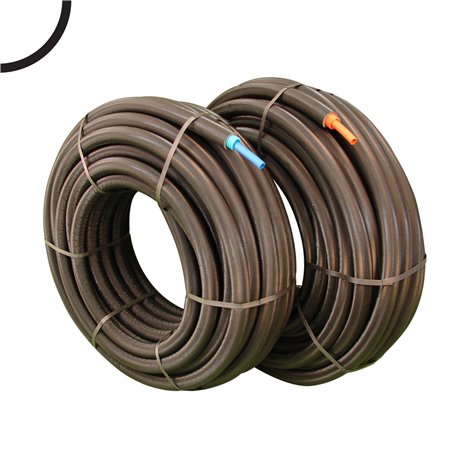 Lot de 3 couronnes tube PER Betapex gainé isolé rouge 9009R B642007001 25x2,3 50 m Lot de 3 couronnes tube PER Betapex gainé isolé rouge 9009R B642007001 25x2,3 50 m