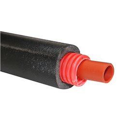Lot de 3 couronnes tube PER Betapex gainé isolé rouge 9009R B642004001 12x1,1 100 m