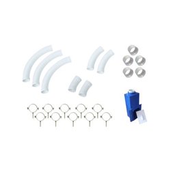Accessoires d'installation pour système de flexible rétractable sur mur en brique