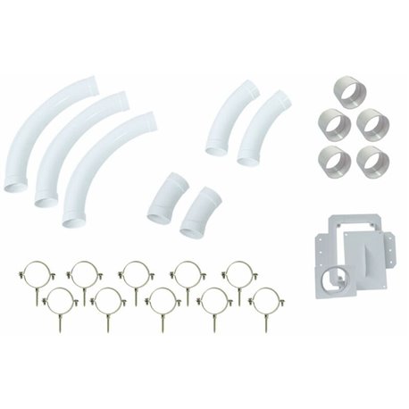 Accessoires d'installation en cloison sèche pour système de flexible rétractable