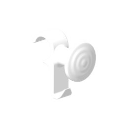 Patère amovible pour sèche serviettes Ezybain