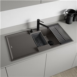 Mitigeur cuisine Alta II 527538 Noir Mat