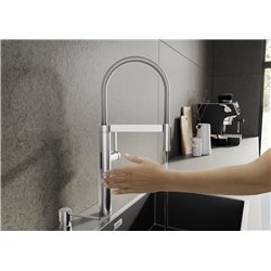 Mitigeur cuisine Blancoculina-S II Sensor 527462 PVD Steel