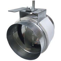 Registre manuel acier galvanisé Ø 160 mm REGMOTG160