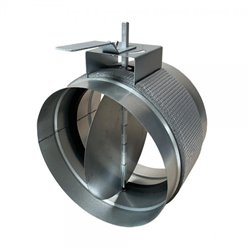 Registre manuel acier galvanisé Ø 250 mm REGMOTG250