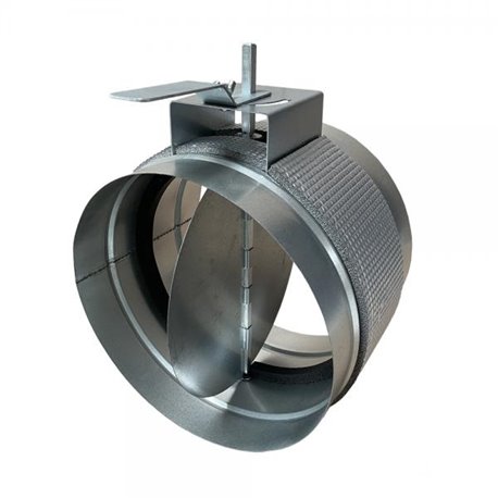 Registre manuel acier galvanisé Ø 250 mm REGMOTG250