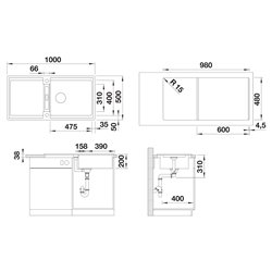 Evier Adira XL 6 S Café 527624