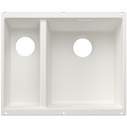 Evier Subline 340/160-U grande cuve à droite pour module couleur Blanc 527815