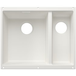 Evier Subline 340/160-U grande cuve à gauche pour module couleur Blanc 527823