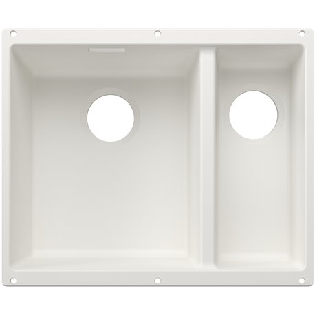Evier Subline 340/160-U grande cuve à gauche pour module couleur Blanc 527823