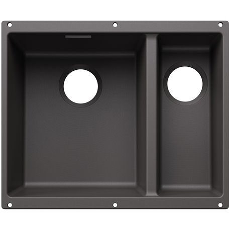 Evier Subline 340/160-U grande cuve à gauche pour module couleur Gris Rocher 527822 Evier Subline 340/160-U grande cuve à gauche pour module couleur Gris Rocher 527822