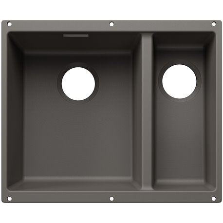 Evier Subline 340/160-U grande cuve à gauche pour module couleur Gris Volcan 527819