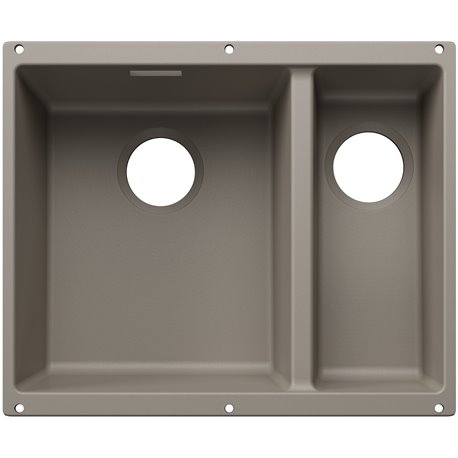 Evier Subline 340/160-U grande cuve à gauche pour module couleur Tartufo 527825