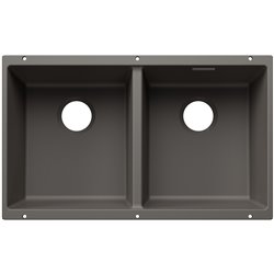 Evier Subline 350/350-U pour module couleur Gris Volcan 527827