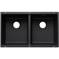 Evier Subline 350/350-U pour module couleur Noir 527826
