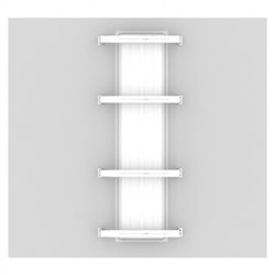 Pack de 2 écarteurs d'isolant blanc pour dalle et downlight 100851