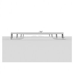 Pack de 2 écarteurs d'isolant blanc pour dalle et downlight 100851