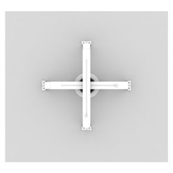 Pack de 2 écarteurs d'isolant blanc pour dalle et downlight 100851