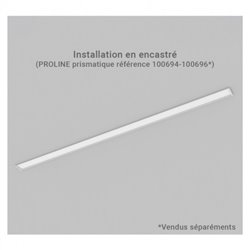 Kit pour installation en encastré pour linéaires PROLINE 100628