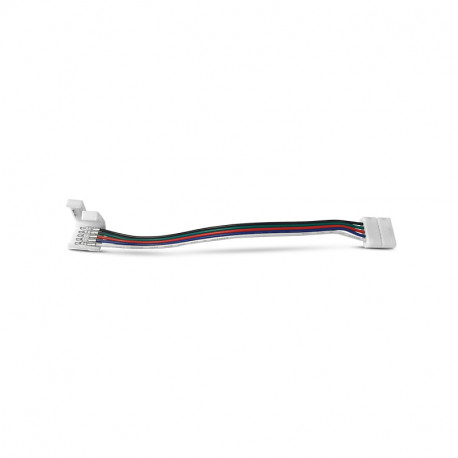 Câble double connecteur RGB+W IP20 pour bandeaux LED 12 mm 100879