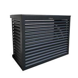 Habillage groupe extérieur cache-clim Aluminium Anthracite Taille L