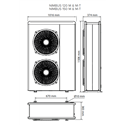 Pompe à chaleur air eau Nimbus Plus 150 M Net, 15 kWatts Monophasé
