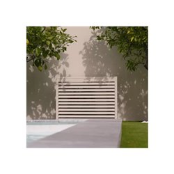 Habillage groupe extérieur cache-clim Blanc crème RAL 9001 Taille M