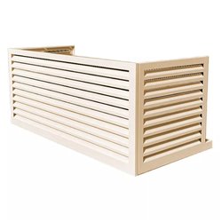 Habillage groupe extérieur cache-clim Blanc crème RAL 9001 Taille XXL-OPTION