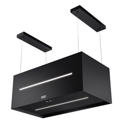 Hotte de cuisine Maris suspendue Noir mat 