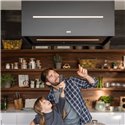 Hotte de cuisine Maris suspendue Noir mat 
