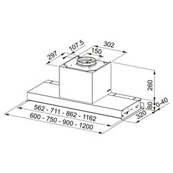 Groupe filtrant Maris Drip-Free 90 cm 