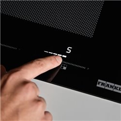 Hotte plan de travail Mythos 2gether Icon inox Noir évacuation LED Blanche