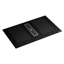 Hotte plan de travail Maris 2gether Inox évacuation LED Rouge