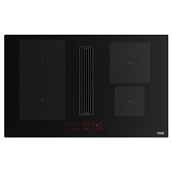 Hotte plan de travail Maris 2gether Noir évacuation LED Rouge