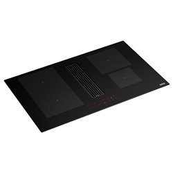 Hotte plan de travail Maris 2gether Noir évacuation LED Rouge