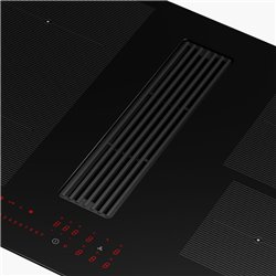 Hotte plan de travail Maris 2gether Noir évacuation LED Rouge