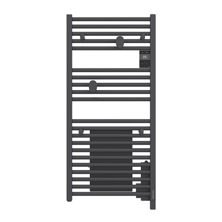 Sèche serviette électrique Doris Étroit 300 Watts Anthracite