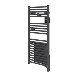 Sèche serviette électrique Doris Étroit 300+1000 Watts Anthracite