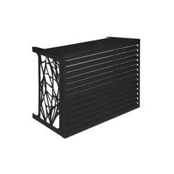 Habillage pour unités extérieures cache-clim Confort Gris 875121