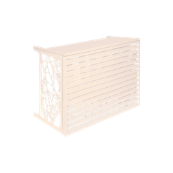 Habillage pour unités extérieures cache-clim Confort Crème 875122