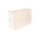 Habillage pour unités extérieures cache-clim Confort Crème 875122