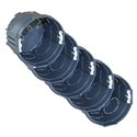 Lot de 5 boites d'appareillage maçonnerie 1 poste Ø67 mm Prof 50 mm