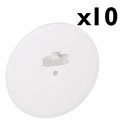 Lot de 10 Couvercles DCL pour point de centre Ø120 mm