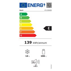 Réfrigérateur KTL15NWEB 120 Litres table top