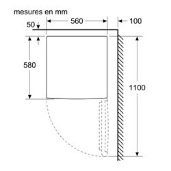 Réfrigérateur KTL15NWEB 120 Litres table top
