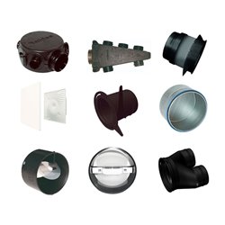 Kit extraction et insufflation réseau Algaine T4 Ø125 mm