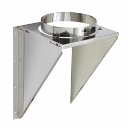 Support mural inox-inox 50-200 mm Ø150 mm